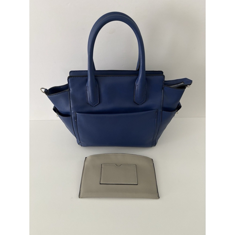 Reed Marine Blue Atlantique Mini Satchel Handbag Crossbody *Missing Strap*